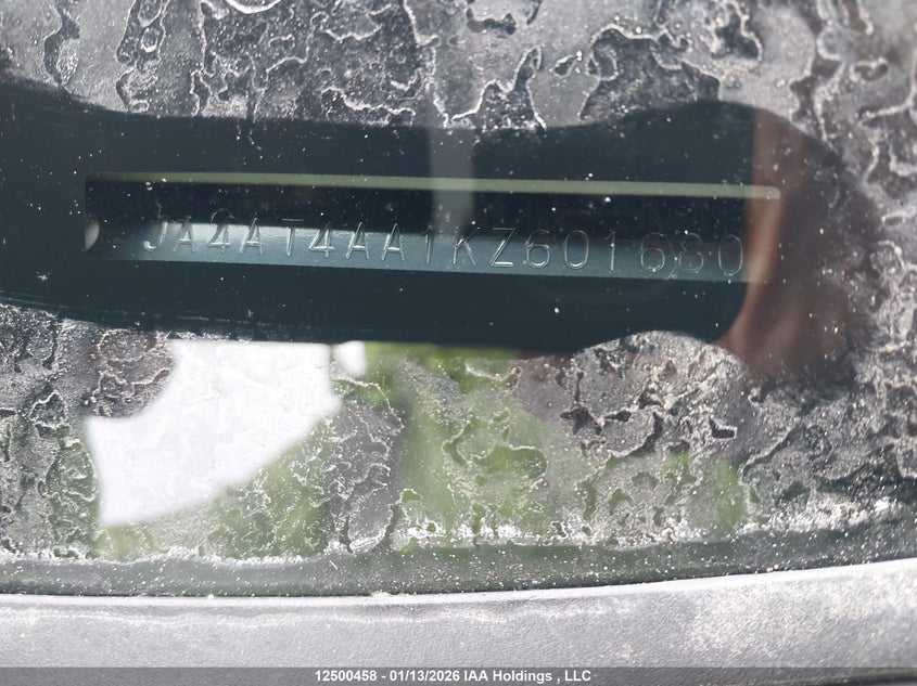 2019 Mitsubishi Eclipse Cross Le/Sp VIN: JA4AT4AA1KZ601680 Lot: 12500458