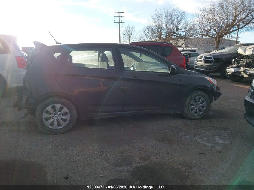 2016 Hyundai Accent Se VIN: KMHCT5AE0GU282165 Lot: 12500478