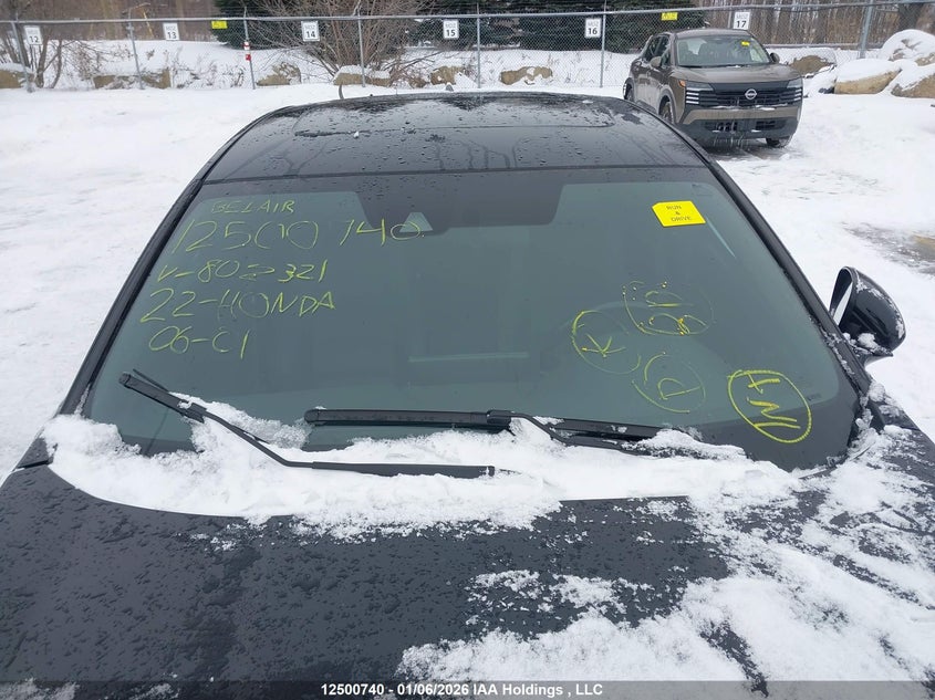 2022 Honda Accord VIN: 1HGCV1F36NA802321 Lot: 12500740