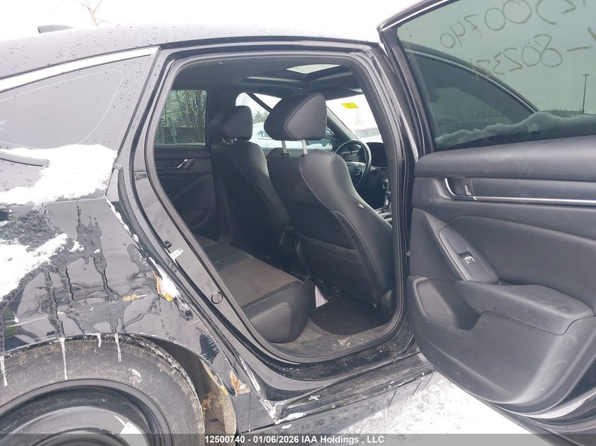 2022 Honda Accord VIN: 1HGCV1F36NA802321 Lot: 12500740