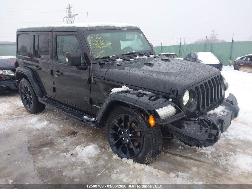 1C4HJXEG2NW258605 2022 Jeep Wrangler Unlimited High Altitude auction photo 1