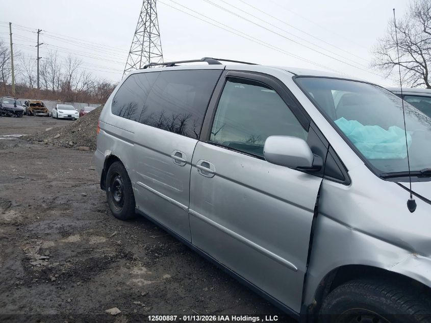 2002 Honda Odyssey Ex VIN: 2HKRL18662H525986 Lot: 12500887