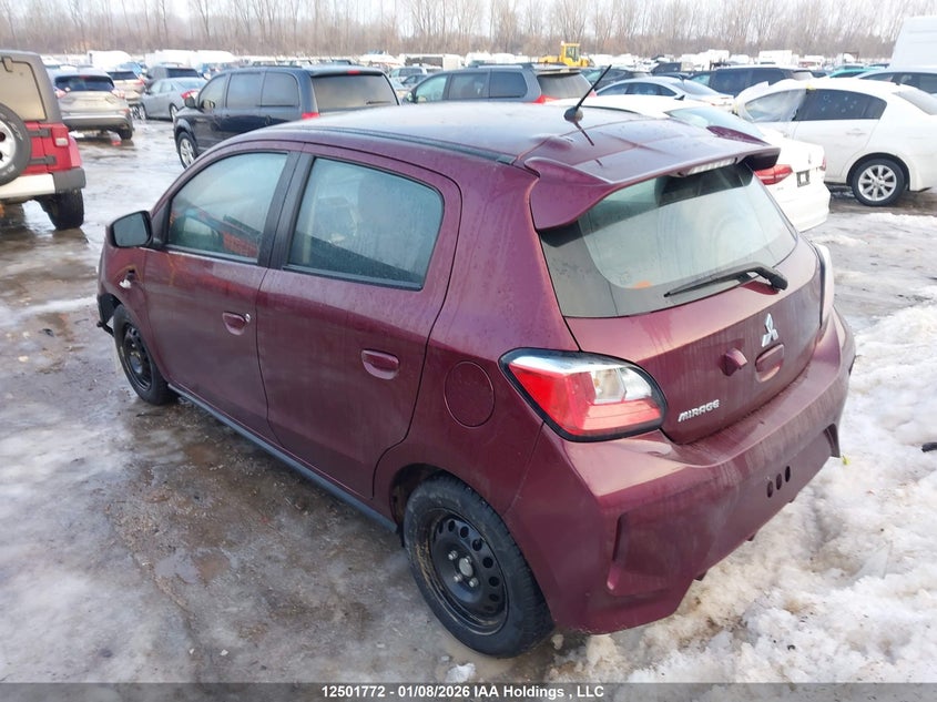 Vin: ml32auhj0nh004541, lot: 2889578, mitsubishi mirage carbon edition/es/se 20223