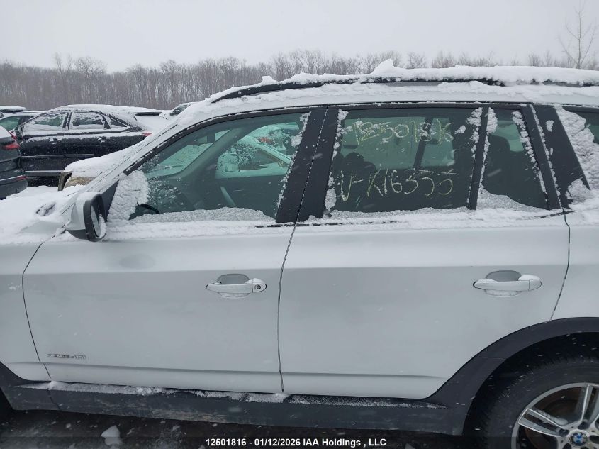 2010 BMW X3 xDrive30I VIN: WBXPC9C45AWK16355 Lot: 12501816