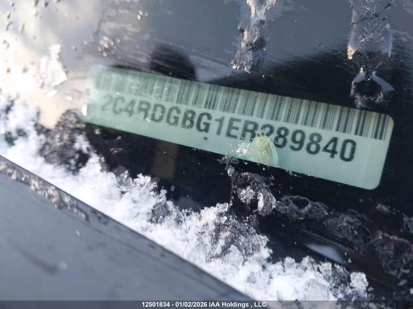 2014 Dodge Grand Caravan Se VIN: 2C4RDGBG1ER289840 Lot: 12501834