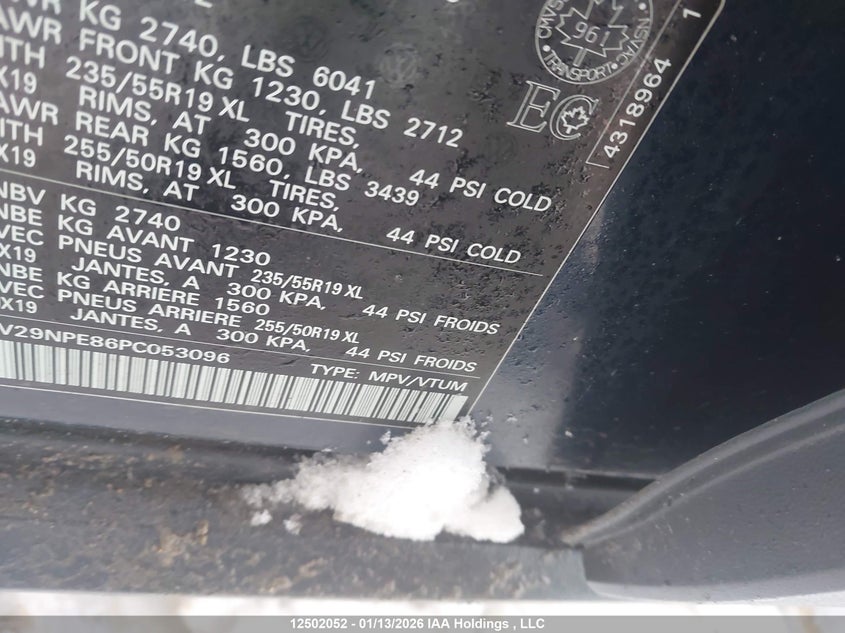 2023 Volkswagen Id.4 VIN: 1V29NPE86PC053096 Lot: 12502052