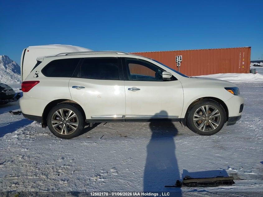 2019 Nissan Pathfinder Platinum/S/Sl Premium/Sv Tech VIN: 5N1DR2MM3KC653449 Lot: 12502170