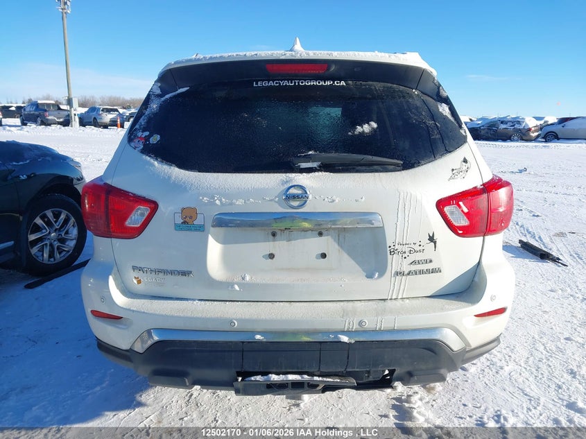 2019 Nissan Pathfinder Platinum/S/Sl Premium/Sv Tech VIN: 5N1DR2MM3KC653449 Lot: 12502170