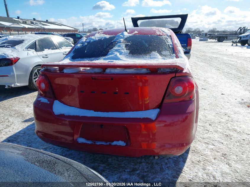 2013 Dodge Avenger VIN: 1C3CDZAB3DN772284 Lot: 12502750