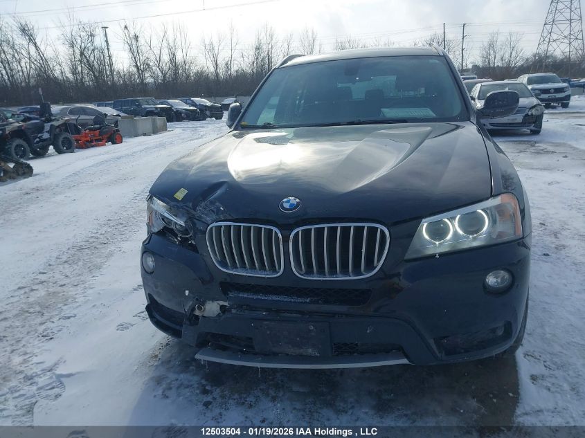 2014 BMW X3 xDrive28I VIN: 5UXWX9C59E0D38281 Lot: 12503504