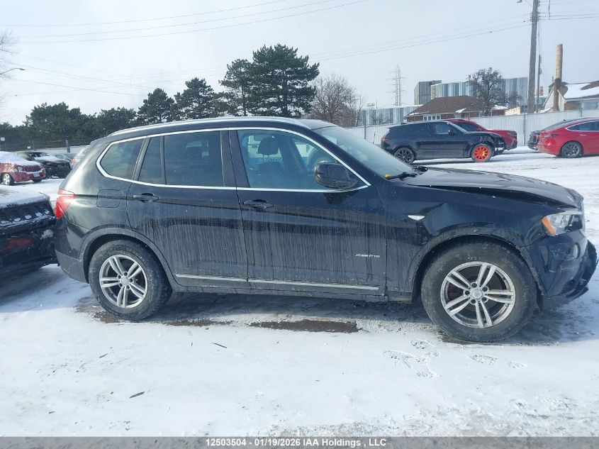2014 BMW X3 xDrive28I VIN: 5UXWX9C59E0D38281 Lot: 12503504