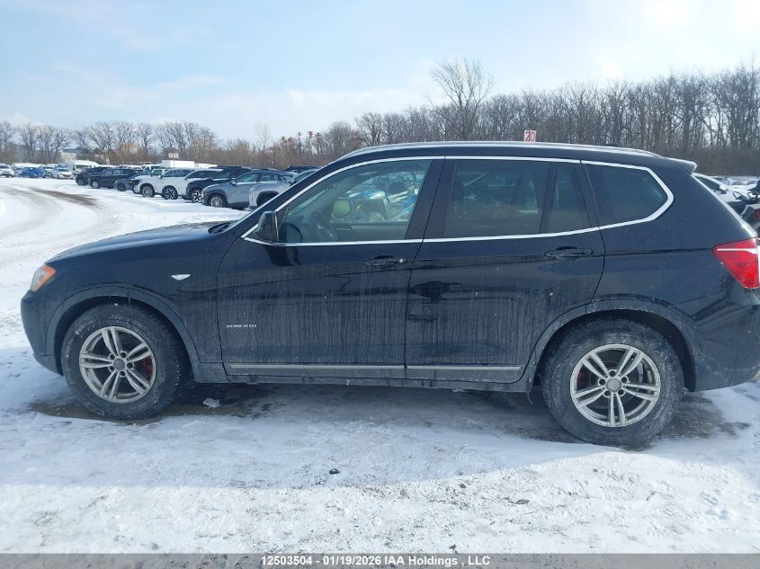 2014 BMW X3 xDrive28I VIN: 5UXWX9C59E0D38281 Lot: 12503504