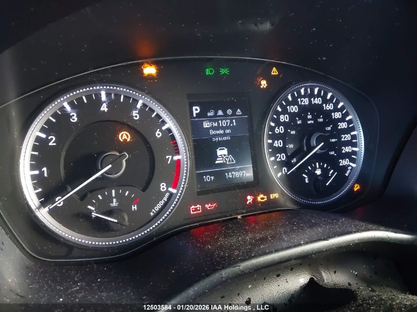 2019 Hyundai Santa Fe Sel/Sel Plus VIN: 5NMS3CAD7KH081293 Lot: 12503584