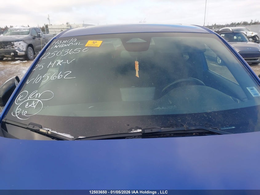 2025 Honda Hr-V Sport-B VIN: 3CZRZ2H56SM105662 Lot: 12503650