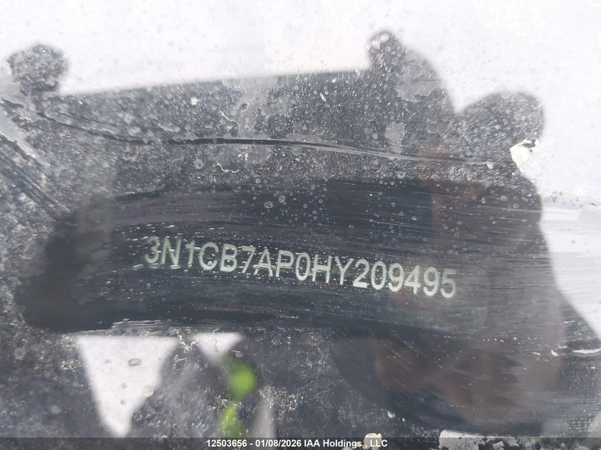 2017 Nissan Sentra VIN: 3N1CB7AP0HY209495 Lot: 12503656