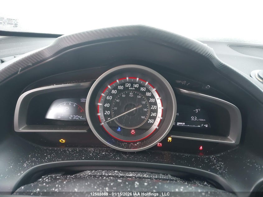2014 MAZDA 3 HATCHBACK 2.0L I-4 DI, DOHC, VVT, 155HP