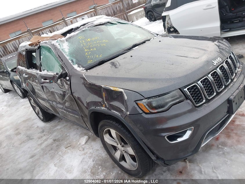 2017 Jeep Grand Cherokee Limited VIN: 1C4RJFBG1HC601574 Lot: 12504082