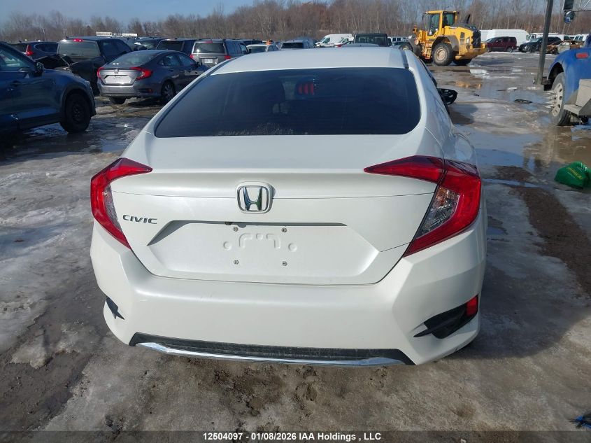 2021 Honda Civic Lx VIN: 2HGFC2F56MH009725 Lot: 12504097