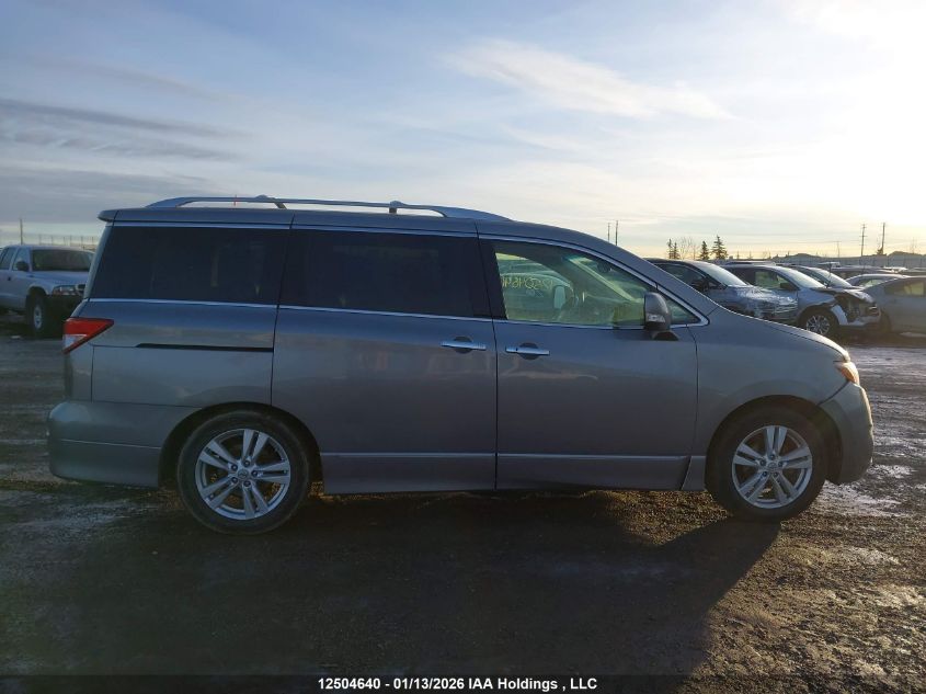 2012 Nissan Quest Le VIN: JN8AE2KP3C9038872 Lot: 12504640