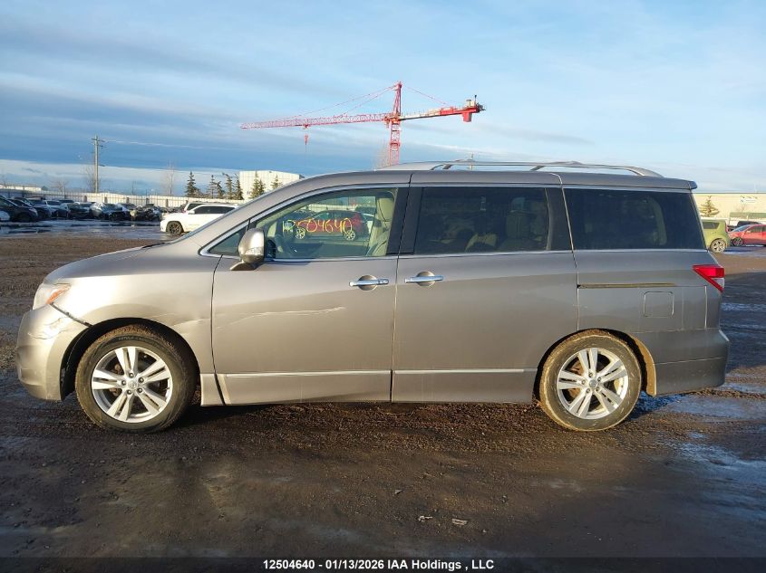 2012 Nissan Quest Le VIN: JN8AE2KP3C9038872 Lot: 12504640