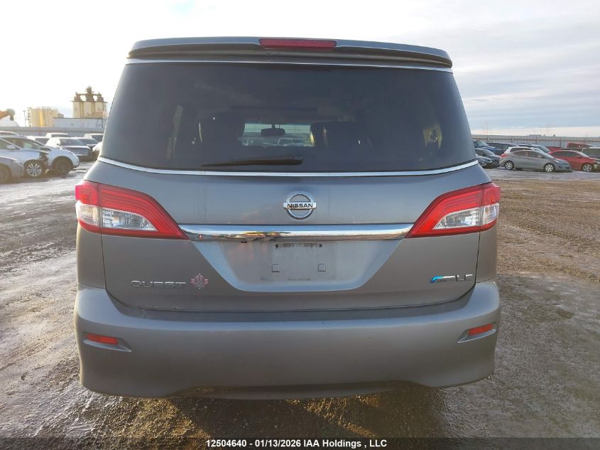 2012 Nissan Quest Le VIN: JN8AE2KP3C9038872 Lot: 12504640