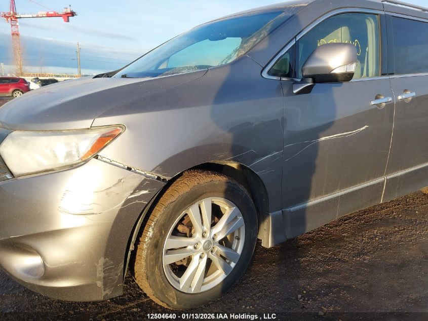 2012 Nissan Quest Le VIN: JN8AE2KP3C9038872 Lot: 12504640