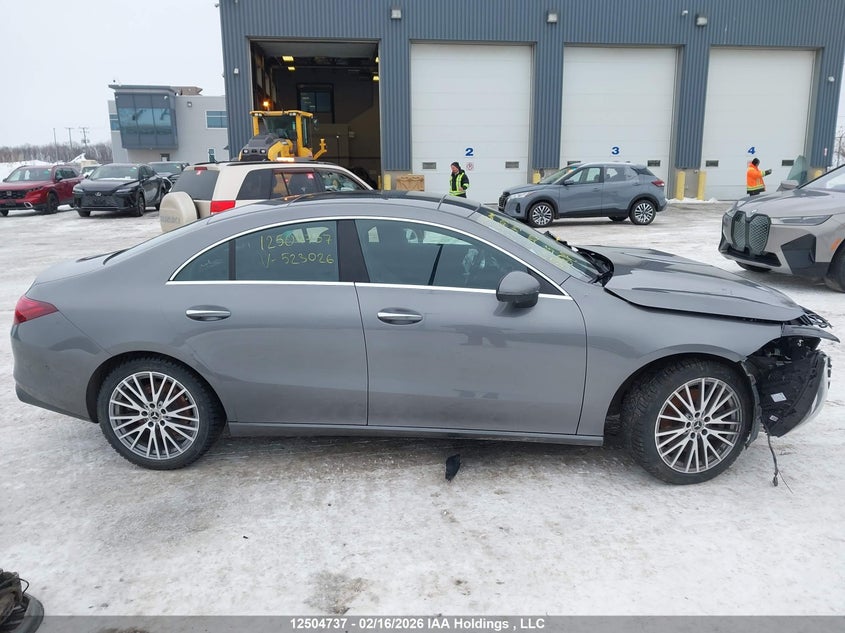 Auction sale of the 2025 MERCEDES BENZ CLA 250 , vin: W1K5J4HB7SN523026, lot number: 12504737