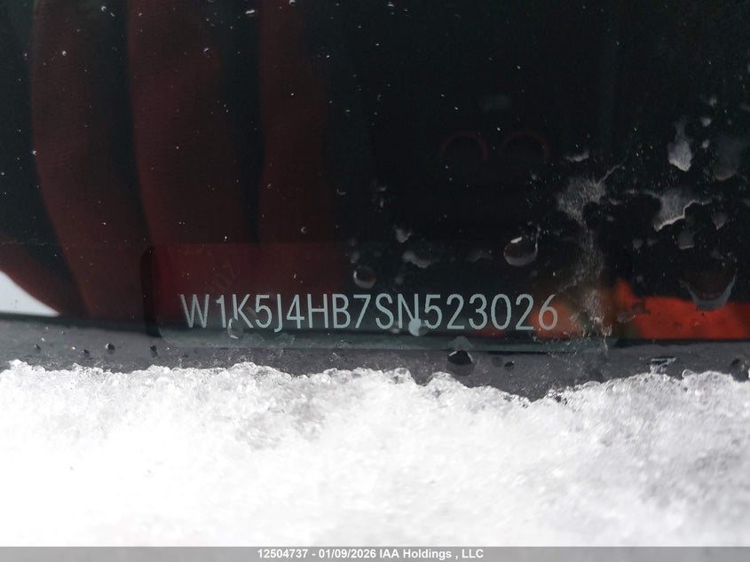 Auction sale of the 2025 MERCEDES BENZ CLA 250 , vin: W1K5J4HB7SN523026, lot number: 12504737