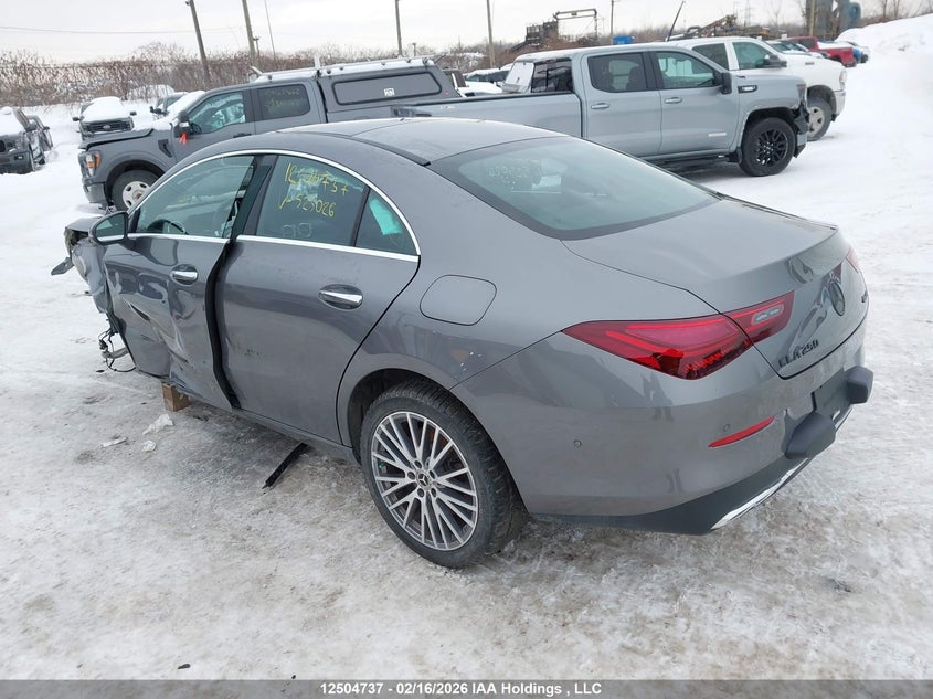 Auction sale of the 2025 MERCEDES BENZ CLA 250 , vin: W1K5J4HB7SN523026, lot number: 12504737