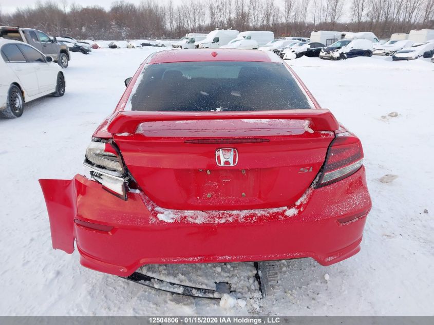 2015 Honda Civic Si Si VIN: 2HGFG4A5XFH100233 Lot: 12504806
