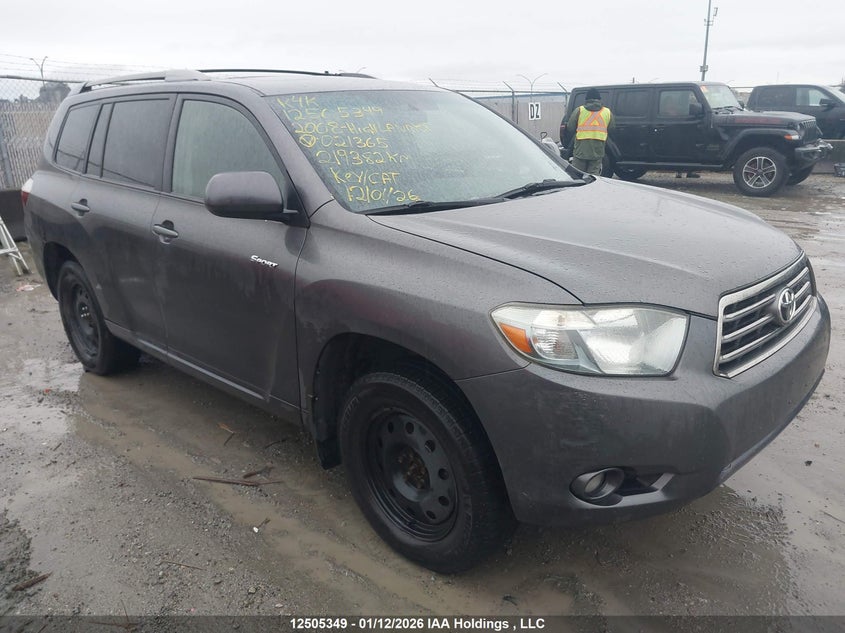 JTEES43A182021365 2008 Toyota Highlander Sport auction photo 1
