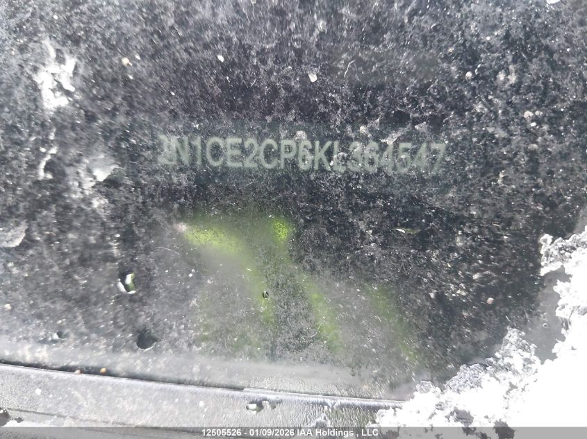 2019 Nissan Versa VIN: 3N1CE2CP6KL364547 Lot: 12505526