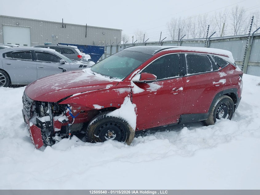 2022 Hyundai Tucson Hybrid Luxury VIN: KM8JCCA17NU055173 Lot: 12505540