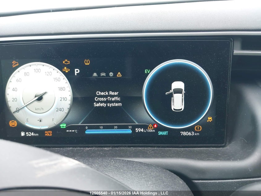 2022 Hyundai Tucson Hybrid Luxury VIN: KM8JCCA17NU055173 Lot: 12505540