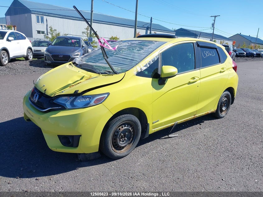 2015 Honda Fit, Front, IAAI, VIN 3HGGK5G80FM107039 — photo 2
