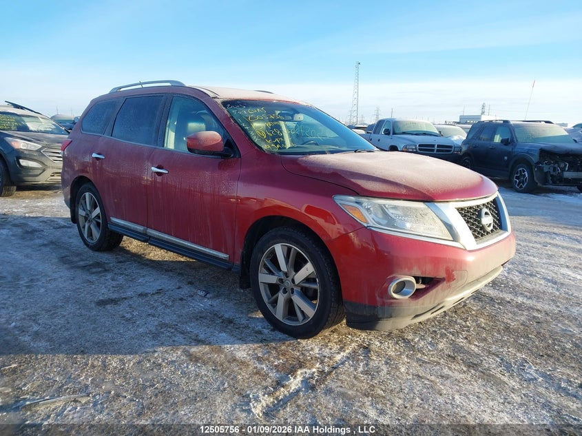 5N1AR2MM1FC628302 2015 Nissan Pathfinder S/Sv/Sl/Platinum auction photo 1