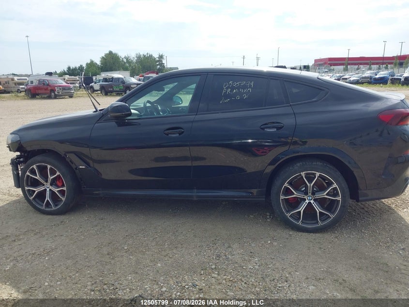 2025 BMW X6 M60I xDrive VIN: 5UX43EX08S9W23049 Lot: 12505799