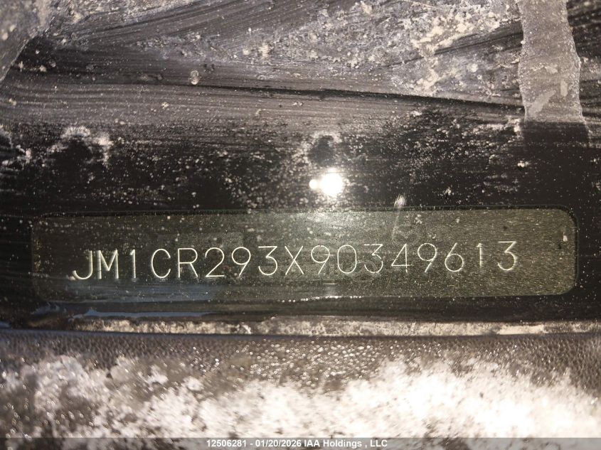 2009 Mazda Mazda5 Gs/Gt VIN: JM1CR293X90349613 Lot: 12506281