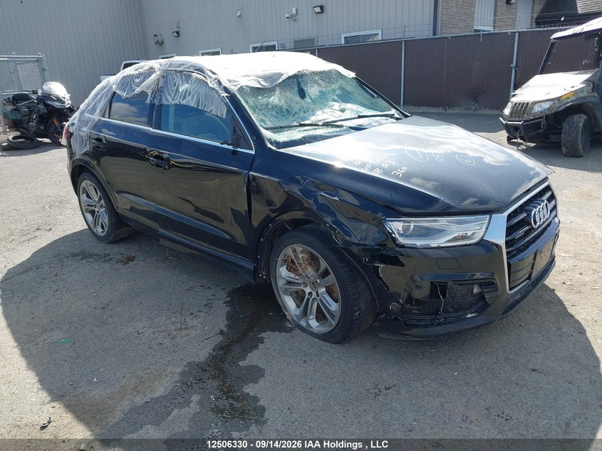 2018 Audi Q3 2.0T Progressiv, Переворот, IAAI, VIN WA1JCCFSXJR007101