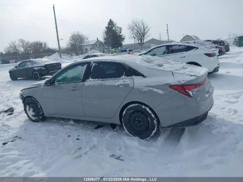 2022 Hyundai Elantra Preferred Ivt With Sun And Tech Package VIN: KMHLM4AG5NU283088 Lot: 12506377