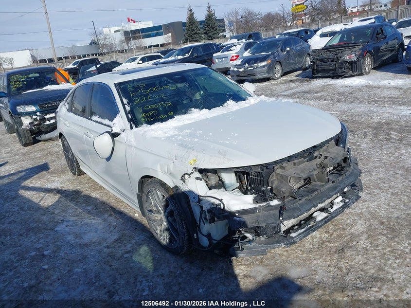 2HGFE1F9XNH000132 2022 Honda Civic Touring auction photo 1