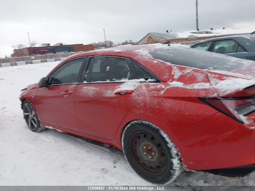 2022 Hyundai Elantra N Line VIN: KMHLR4AF6NU258080 Lot: 12506657
