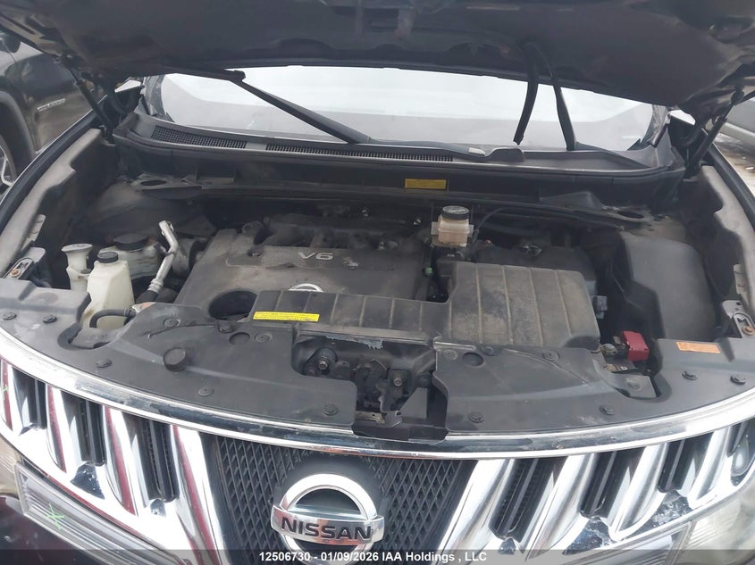 2009 Nissan Murano S/Sl/Le VIN: JN8AZ18W99W144718 Lot: 12506730