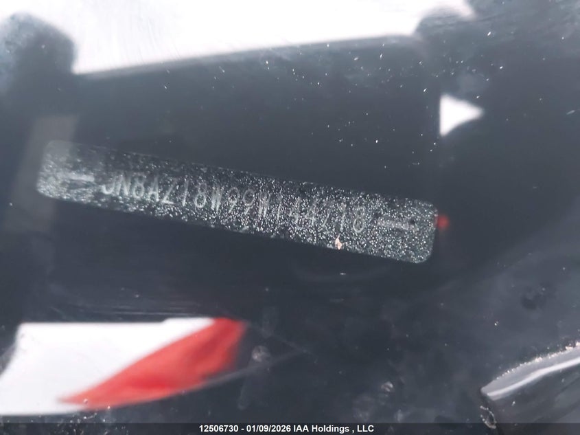 2009 Nissan Murano S/Sl/Le VIN: JN8AZ18W99W144718 Lot: 12506730