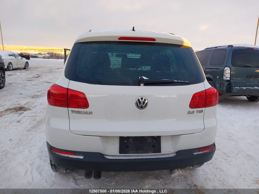 2015 Volkswagen Tiguan Comfortline/Trendline VIN: WVGHV7AX8FW514964 Lot: 12507500