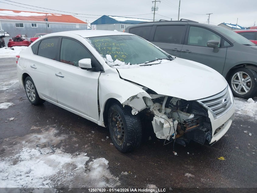 3N1AB7APXEL649143 2014 Nissan Sentra S/Sv/Sr/Sl auction photo 1