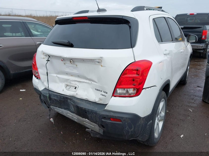 Vin: 3gncjrsb0gl222605, lot: 2896295, chevrolet trax ltz 20164