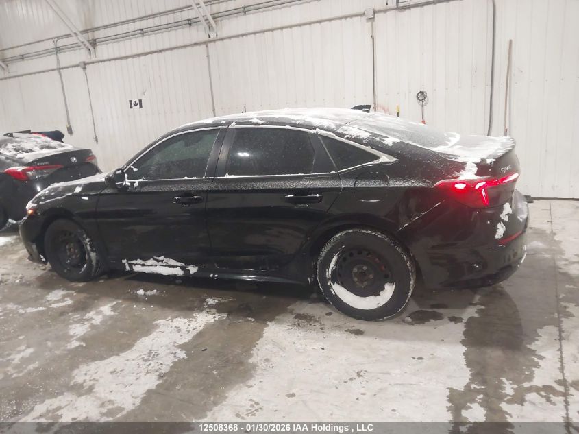 2022 Honda Civic Lx VIN: 2HGFE2F26NH114699 Lot: 12508368