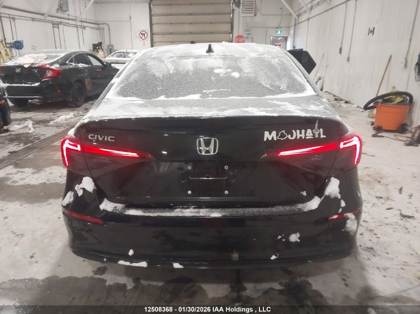 2022 Honda Civic Lx VIN: 2HGFE2F26NH114699 Lot: 12508368