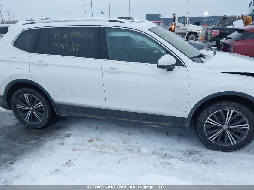 2021 Volkswagen Tiguan Sel Premium R-Line VIN: 3VV4B7AX1MM042195 Lot: 12508872